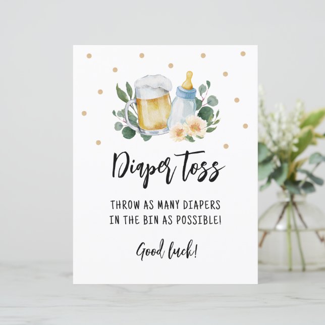 おむつトスゲームベビーは緑を醸造している (スタンド正面)