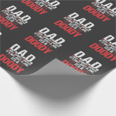 おむつトドラーパパアダルト問題に対する新しいパパ ラッピングペーパー (角)