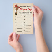 おむつバッグオウム消防士シャワーゲームカード チラシ (ハンドル)