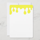 おむつバッグ、ベビーシャワーゲームカードフライヤー、ビー 招待状 (裏面)