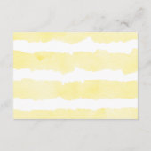 おむつパーティーの本リクエスト　女の子　蜂 エンクロージャーカード (裏面)