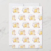 おむつパーティー醸造ベビーがデューベビーシャワー 招待状 (裏面)