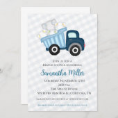 おむつパーティー ベビーシャワーの招待状 招待状 (正面/裏面)