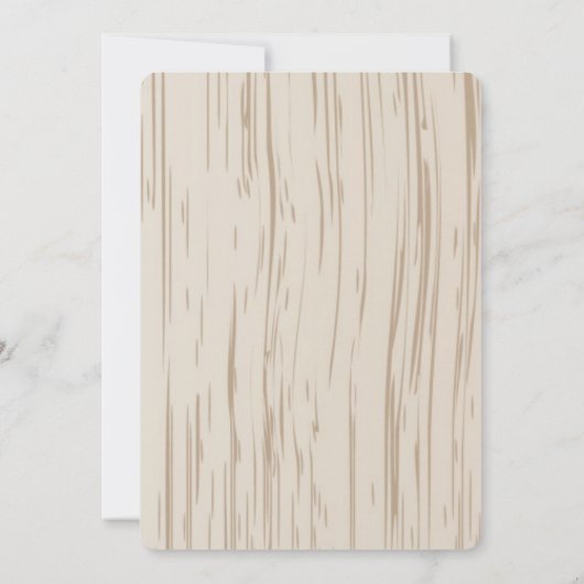 おむつビールベビーシャワーガール招待状 招待状 (裏面)