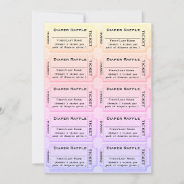 おむつラッフルかわいい赤ちゃんシャワー