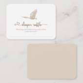 おむつラッフルのノートカードを待つ ノートカード (正面/裏面)