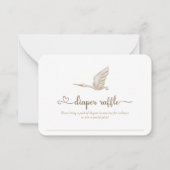 おむつラッフルのノートカードを待つ ノートカード (正面)