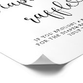 おむつラッフルのポスターを待つ ポスター (角)