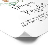 おむつラッフルのポスターを待つ ポスター (角)