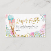 おむつラッフルアイスクリームパステルエンクロージャカード エンクロージャーカード (正面)