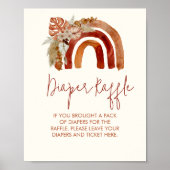 おむつラッフルアーストーンボホレインボートロピカル ポスター (正面)