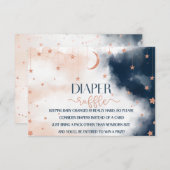 おむつラッフルインサート、ジェンダーリビールおむつラッフル エンクロージャーカード (正面/裏面)