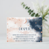 おむつラッフルインサート、ジェンダーリビールおむつラッフル エンクロージャーカード (スタンド正面)