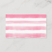 おむつラッフルウォーターカラースイカ赤ちゃんシャワー エンクロージャーカード (裏面)