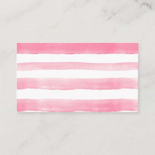 おむつラッフルウォーターカラースイカ赤ちゃんシャワー エンクロージャーカード (裏面)