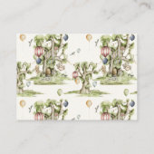 おむつラッフルウッドランドアニマルズウォーター色シャワー エンクロージャーカード (裏面)