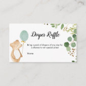 おむつラッフルエンクロージャカードを待つ エンクロージャーカード (正面)