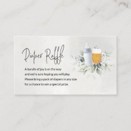 おむつラッフルエンクロージャカードベビーがブルーイング青 エンクロージャーカード