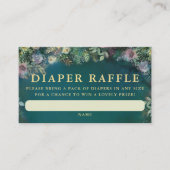 おむつラッフルエンチャントフォレストバラウッドランドベビー エンクロージャーカード (正面)