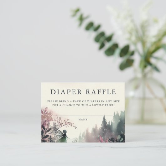 おむつラッフルエンチャントフォレストフェアリー山 エンクロージャーカード (スタンド正面)