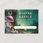 おむつラッフルエンチャント森ピンクマッシュルーム エンクロージャーカード (正面)