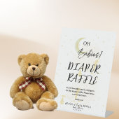 おむつラッフルオベビーニュートラルストーク 台座サイン