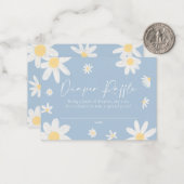 おむつラッフルカードデイジーダスティブルー ノートカード (正面/裏面インサイチュ)