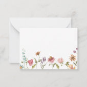 おむつラッフルカードフローラ ノートカード (裏面)