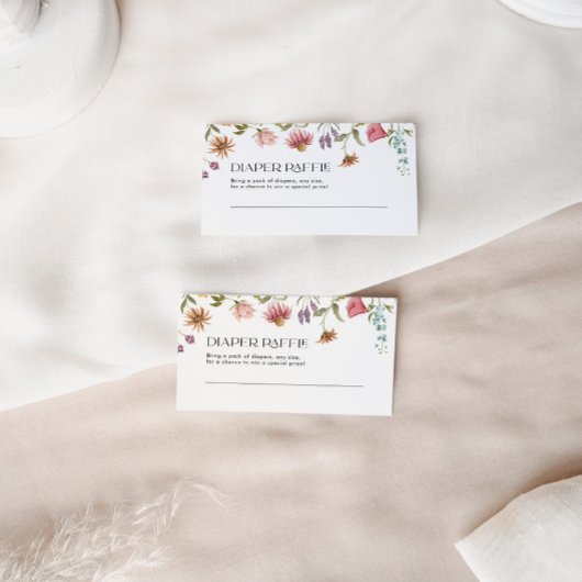 おむつラッフルカードフローラ ノートカード