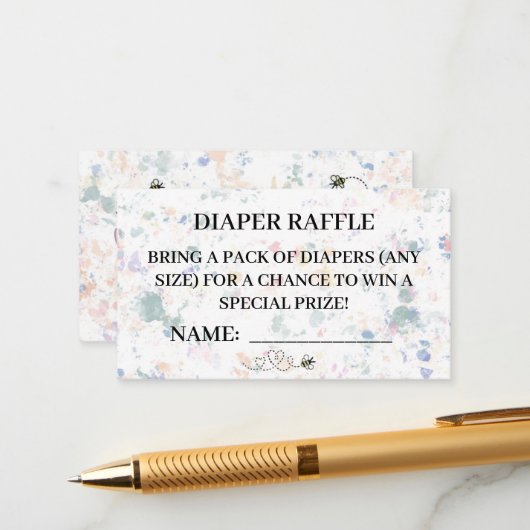 おむつラッフルカードワインTHE POOH エンクロージャーカード (正面/裏面インサイチュ)