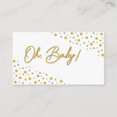 おむつラッフルカード エンクロージャーカード (裏面)