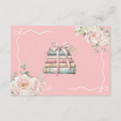 おむつラッフルカード | ストーリーブックベビーシャワー エンクロージャーカード (裏面)