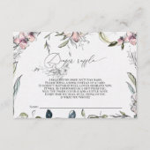 おむつラッフルカード – ベビーシャワー素朴- エンクロージャーカード (正面)