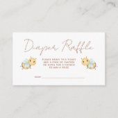 おむつラッフルキュート（昆虫）マルハナバチ男女兼用シャワー エンクロージャーカード (正面)