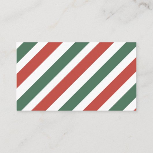 おむつラッフルクリスマスサンタエンクロージャカード エンクロージャーカード (裏面)