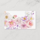 おむつラッフルゲームカード | フローラシャワー エンクロージャーカード (裏面)