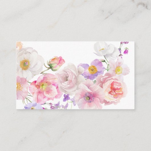 おむつラッフルゲームカード | フローラシャワー エンクロージャーカード (裏面)