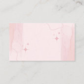 おむつラッフルゲームサドルアップウェスタン女性のカーボーイテーマ エンクロージャーカード (裏面)