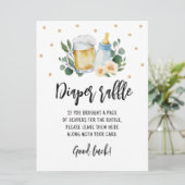 おむつラッフルサインゲームベビーが緑を醸造している 招待状 (スタンド正面)