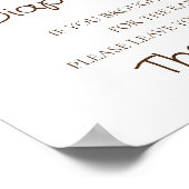 おむつラッフルサインテディ地元で育った赤ちゃん ポスター (角)