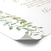 おむつラッフルサインピンクバルーンガールベビーシャワー ポスター (角)