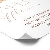 おむつラッフルサインボホ秋秋フローラ ポスター (角)