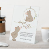 おむつラッフルサインJL01を心から待つ 台座サイン (インサイチュ)