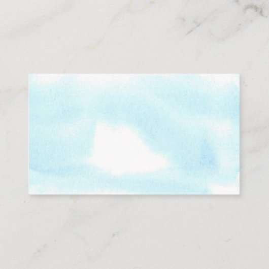 おむつラッフルサンボーイズベビーシャワー エンクロージャーカード (裏面)