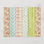 おむつラッフルシャビーバラベビーシャワー入場カード チラシ (裏面)