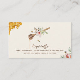 おむつラッフルスウィートエイトビーハニーワンドベビー エンクロージャーカード