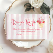 おむつラッフルストロベリースイーツお洒落 エンクロージャーカード