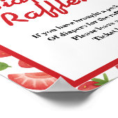 おむつラッフルストロベリースイートゲーム ポスター (角)