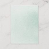 おむつラッフルソフト緑ベビーシャワーチケット エンクロージャーカード (裏面)