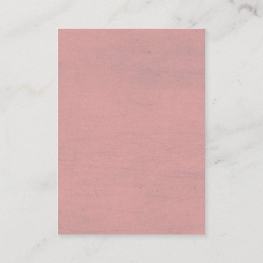 おむつラッフルダスティピンクフローラベビーシャワーチケット エンクロージャーカード (裏面)